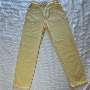 Lauren Ralph Lauren Women’s Yellow Straight Leg Jeans SZ 6